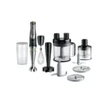Braun MultiQuick 9 Hand Blender Set, 1200 Watt, Silver Black - MQ 9187XLI