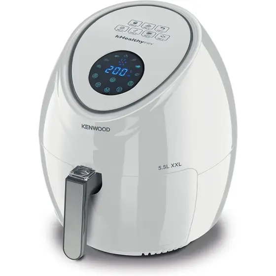 61ngoxl4ofl._ac_sl1500__1 Kenwood kHealthyFRY Air Fryer, 1800 Watt, 5.5 Liters, White - HFP50.000WH - الصورة 1
