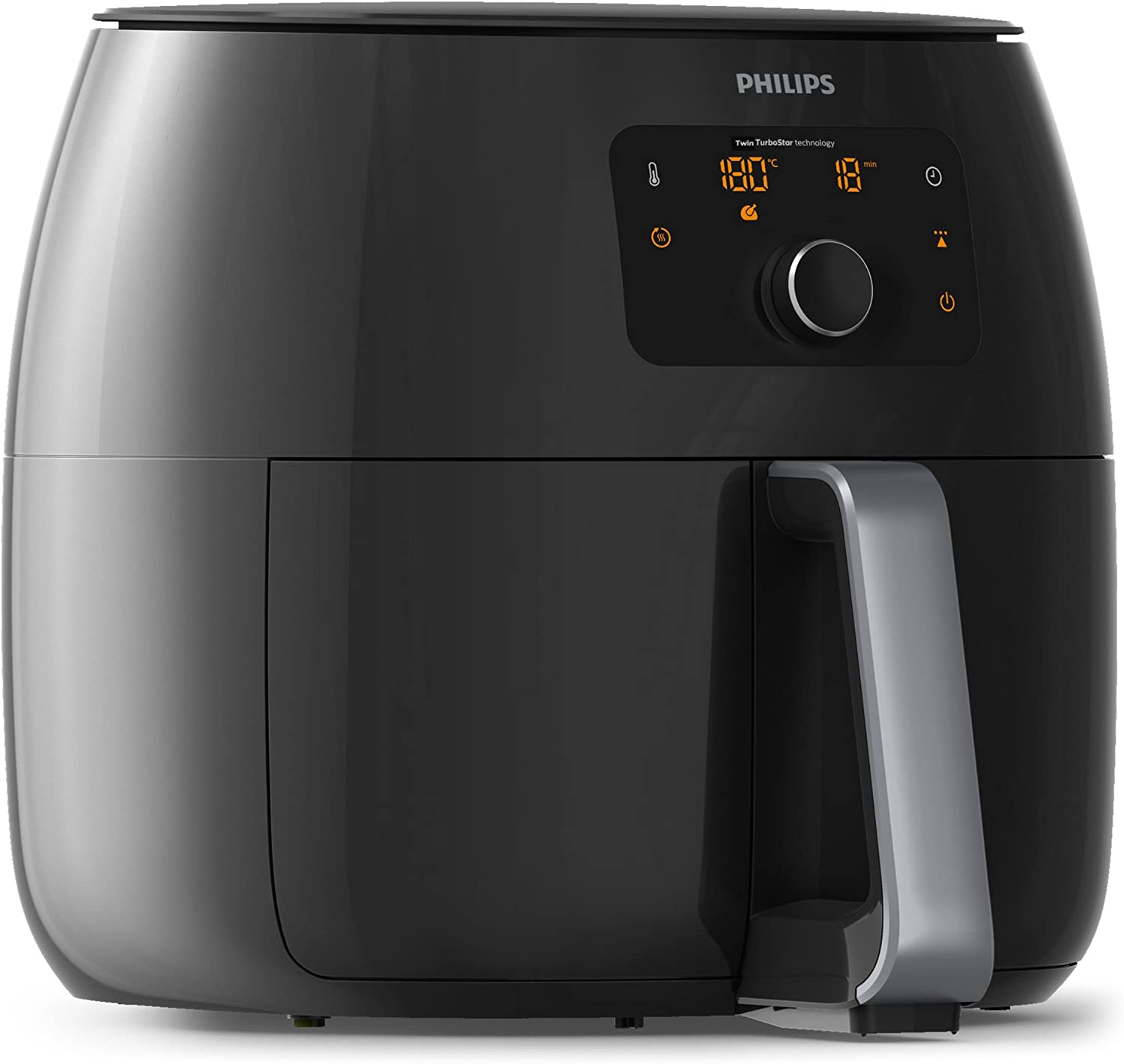 71zqoWSht1L._AC_SL1500_ Philips XXL Air Fryer, 7.3 Liters , Black - HD9654 - الصورة 1