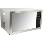 ⁦Sharp Digital Microwave With Grill, 34 Liter, 1000 Watt, Silver - R770ARST⁩ - الصورة ⁦2⁩
