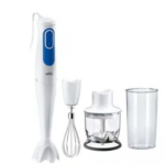 Braun Multiquick 3 Hand Blender With Attachments, 700 Watt, White/Blue - MQ 3025 Omelette