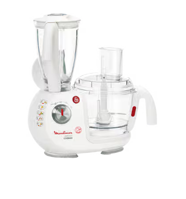 Capture Moulinex Food Processor 900 Watt, Multi Functions, White - FP7331BM - الصورة 1