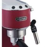 ⁦Delonghi Dedica Espresso Coffee Maker, Red - EC680R⁩ - الصورة ⁦4⁩