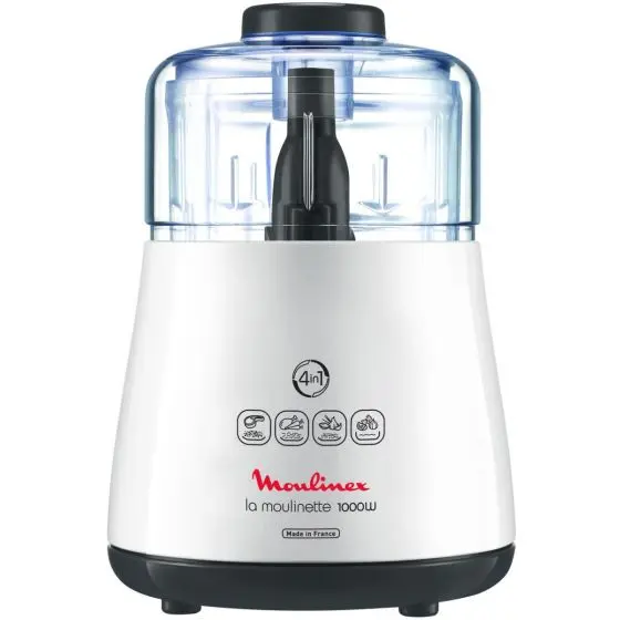 dpa144 Moulinex La Moulinette Chopper, 1000 Watt, 330 Gram, White - DPA144 - الصورة 1