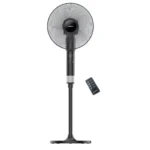 Tornado Stand Fan with Remote Control, 16 Inch, Black - EFS-360 903G
