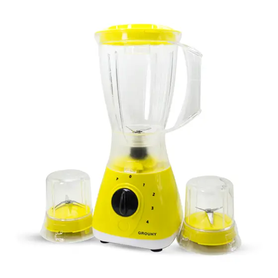 eh-g-033201-sw.e Grouhy Jug Blender With 2 Grinders, 400 Watt, Yellow - G033201S - الصورة 1