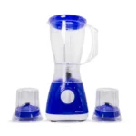 Grouhy Jug Blender With 2 Grinders, 400 Watt, Blue - G033202S