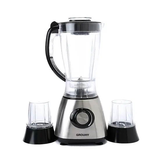 eh.g-033999-sw.e Grouhy Jug Blender With 2 Grinders, 500 Watt, Stainless Steel - G033999S - الصورة 1
