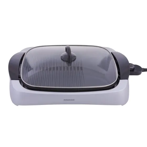 kenwood_health_grill_2000_watt_silver_black_-_hg266_1_ Kenwood Health Grill, 2000 Watt, Silver/Black - HG266 - الصورة 1