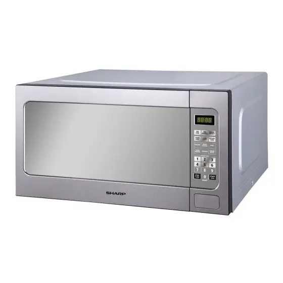 sharp-microwave-solo-62-litre-1200-watt-silver-color-12-cooking-menus-r-562cr-st_1 Sharp Microwave, 62 Liters, Silver - R-562CR(ST) - الصورة 1