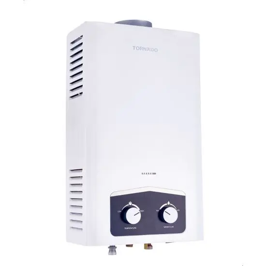 ⁦Tornado Digital Gas Water Heater, 10 Liter, White - GHM-C10BNE-W⁩ - الصورة ⁦3⁩