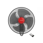 Tornado Wall Fan with Remote Control, 16 Inch, Black - EPS-16R