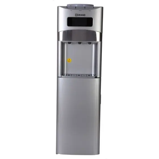 wdq-1195-_f Grand Hot, Cold and Normal Water Dispenser with Fridge, Silver - WDQ-1195-F - الصورة 1