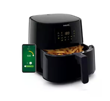 Capture Philips Essential Air Fryer, 6.2 Liters, 2000 Watts, Black - HD9280-91 - الصورة 1