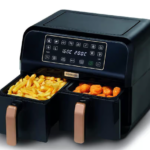Kenwood Digital Twin Air Fryer, 4 Liters, 1700W, Black - HFP70.000BK