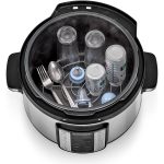 ⁦حلة ضغط كهربائية بلاك + ديكر، سعة 10 لتر، بقوة 1350 وات، اسود وفضي - PCP1010-B5⁩ - الصورة ⁦3⁩