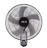 ⁦مروحة حائط اكاي بدون ريموت كونترول، 18 بوصة، اسود - AK-WF18⁩ - الصورة ⁦2⁩