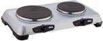 ⁦Akel Electric Double Hot Plate, 2500 Watt, Black and Silver - AP-526⁩ - الصورة ⁦2⁩