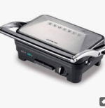 ⁦Kenwood Health Electric Grill, 1800 Watt - HGM50.000SI⁩ - الصورة ⁦2⁩