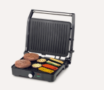 ⁦Kenwood Electric Grill , 2000 Watt , Silver - HGM31SI⁩ - الصورة ⁦3⁩